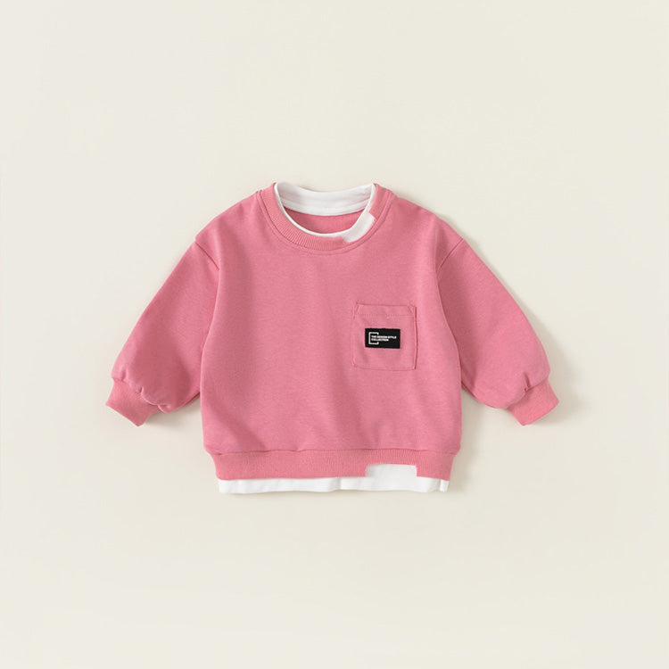 pullover with white line nick for girls and boys