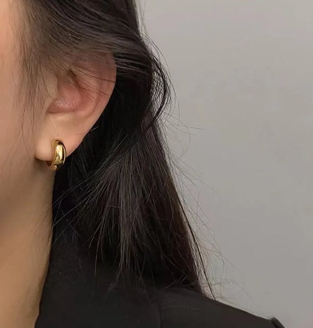 Clip-on earrings with elegant design