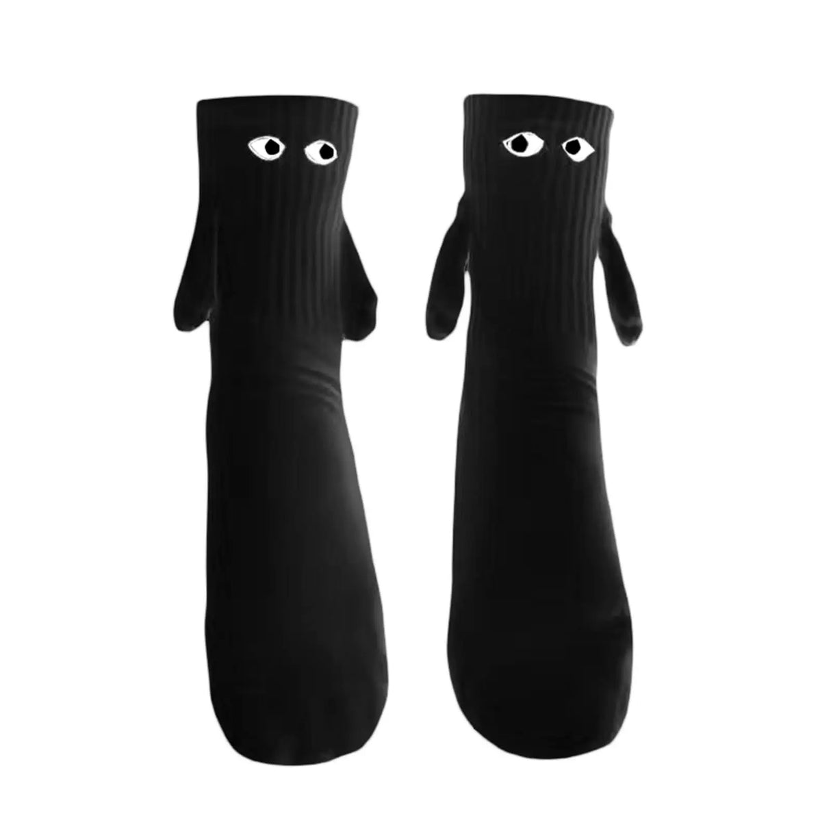 1 pair magnetic socks with hands and eyes
